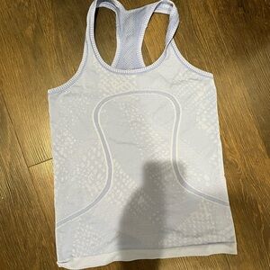Light Blue Racerback Tank Top